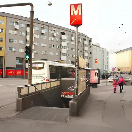 Modern Boho Charm In Kallio, Walk To Center شقة هلسنكي